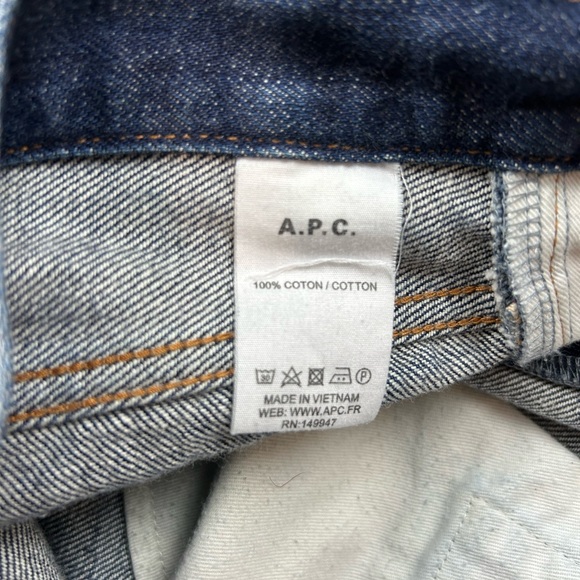 APC selvedge denim jeans - Picture 4 of 5